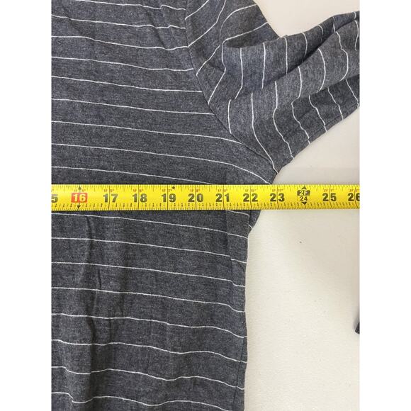Marine Layer Athleisure Coastal Henley Shirt Striped XL Preppy Laidback Normcore - Picture 16 of 16